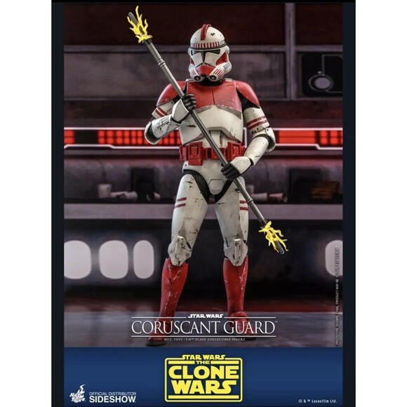 Hot Toys TMS025 Star Wars The Clone Wars Coruscant Guard 1/6 Figure SEALED - Picture 6 of 11